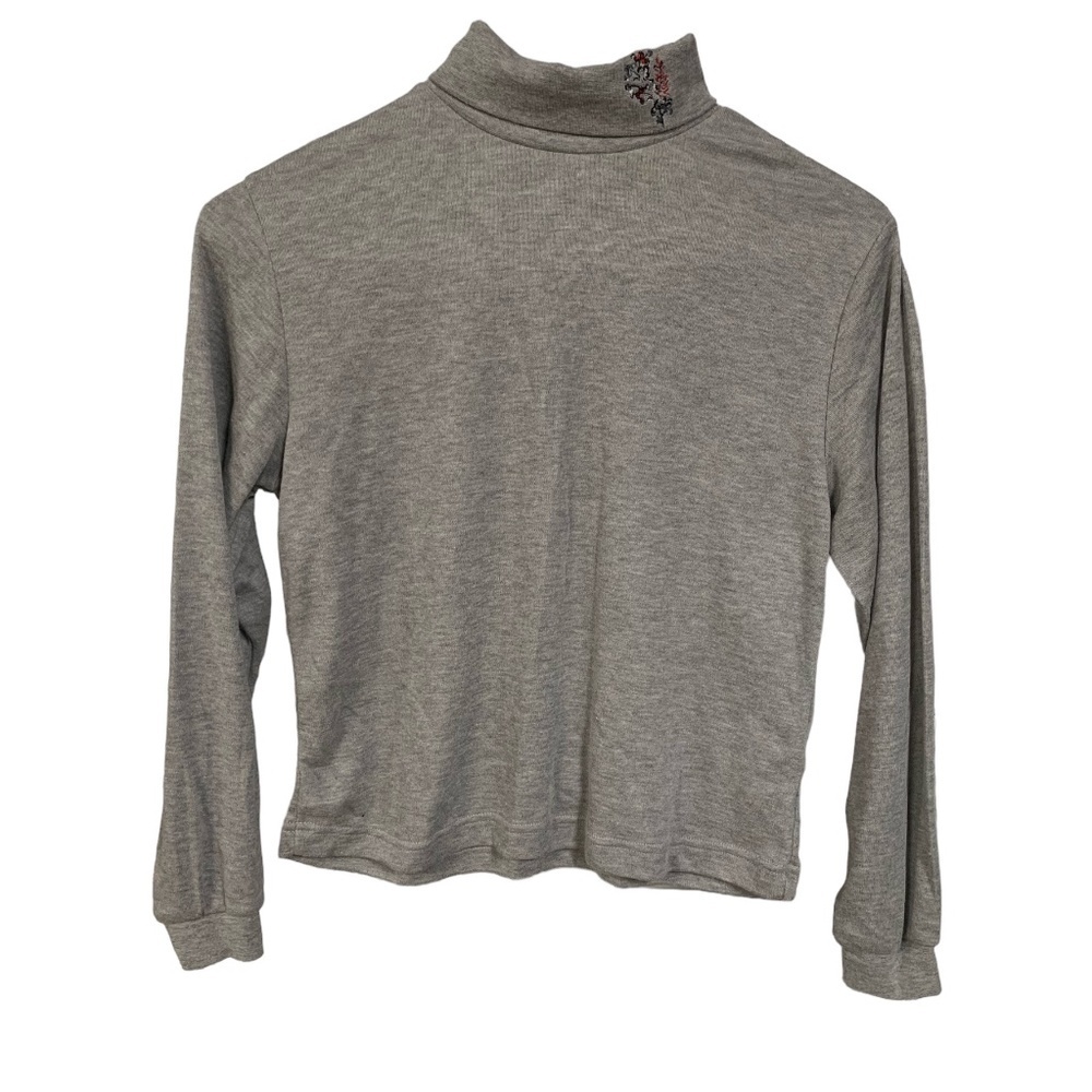 Girl's Grey Turtle Neck